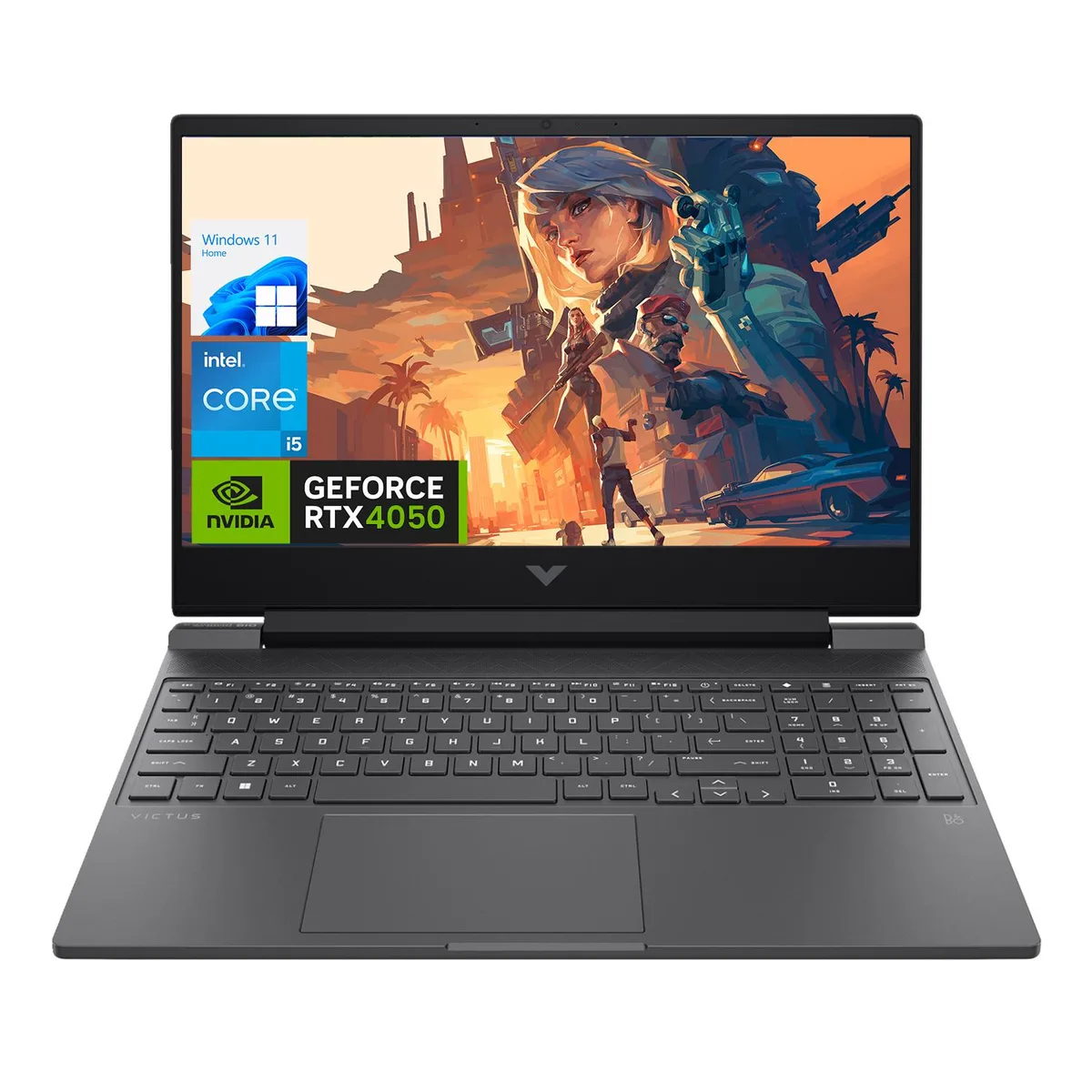 HP HP Victus 15 FA2701 gaming laptop Silver 15.6 144Hz i5-13420H RTX 4050 16GB 1TB — product photo