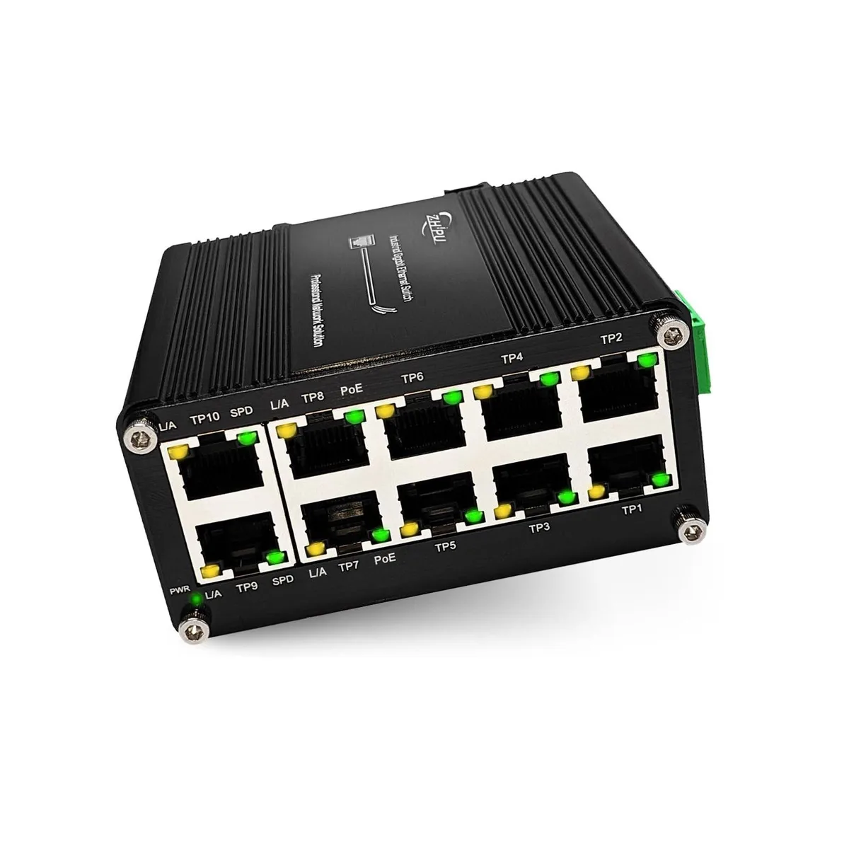 Batianda Batianda 10-Port Gigabit PoE Switch 2 in 1 accessory — product photo