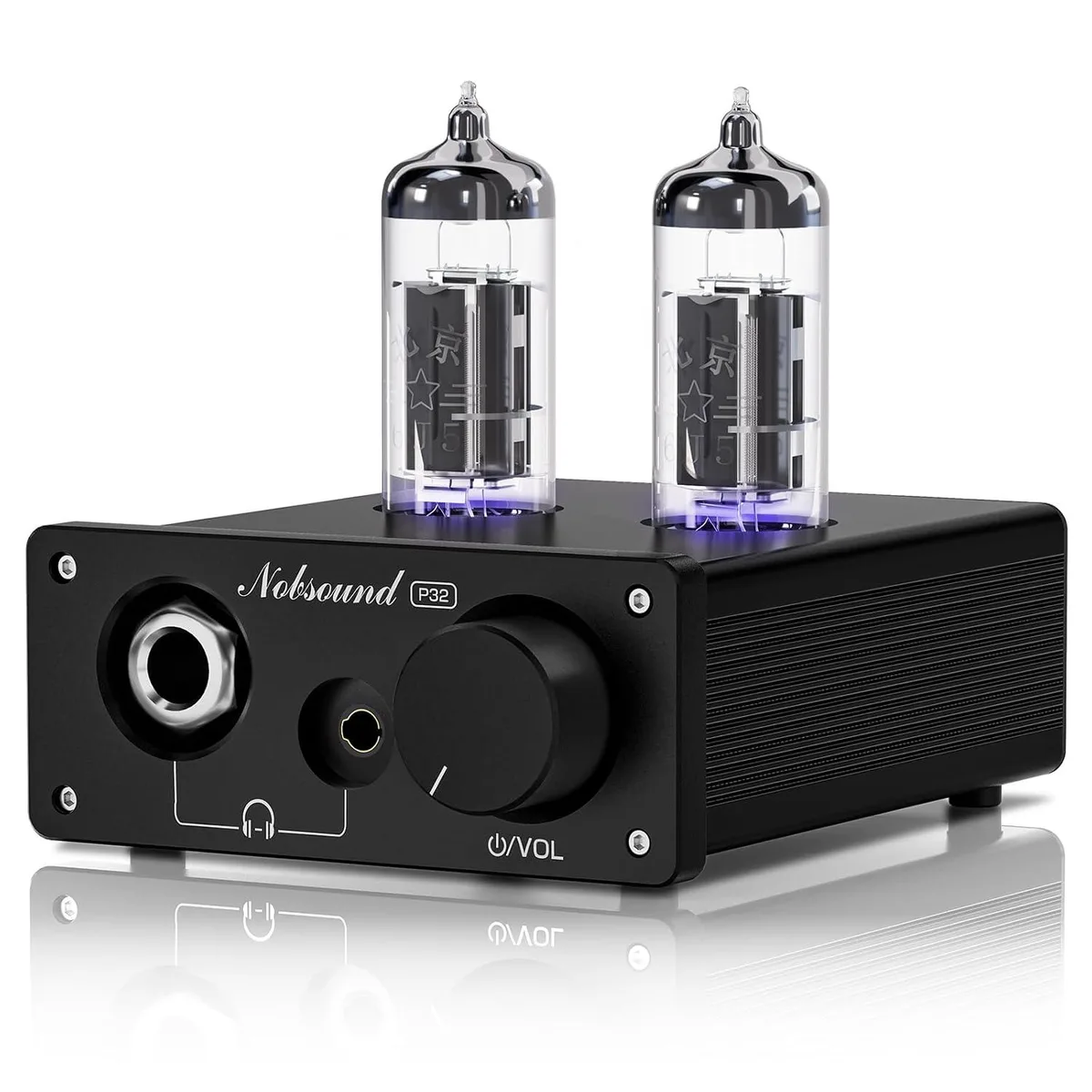LORDWORLD LORDWORLD P32 Tube Headphone Amplifier 1000mW 24600 3.5mm 6.35mm streaming audio — product photo