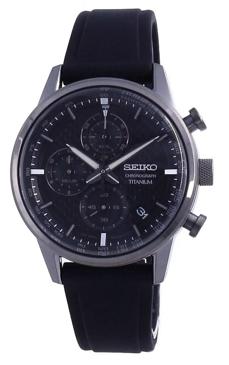 Seiko Seiko Titanium Chronograph Quartz 100M Watch SSB393P1 — product photo