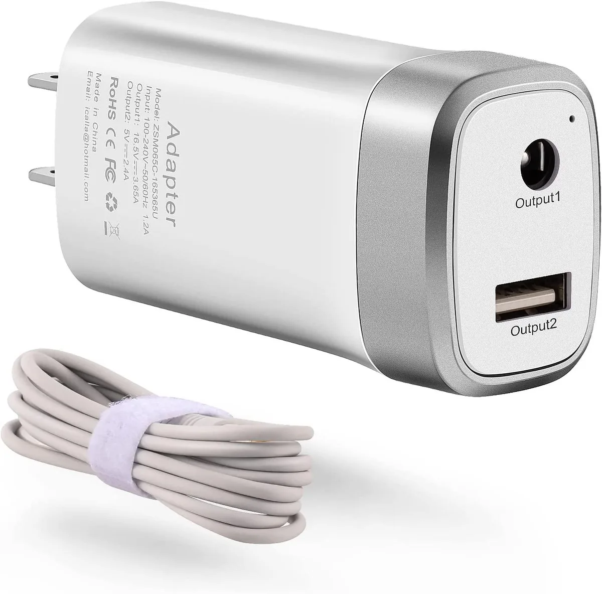 myVolts myVolts 60W Mini Charger MacBook Pro 13 Retina Magnetic 2 USB Port — product photo