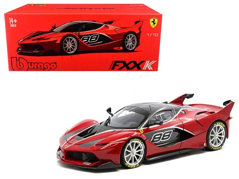 BBURAGO BBURAGO Ferrari FXX-K #88 Red Signature Series 1/18 vehicle — product photo