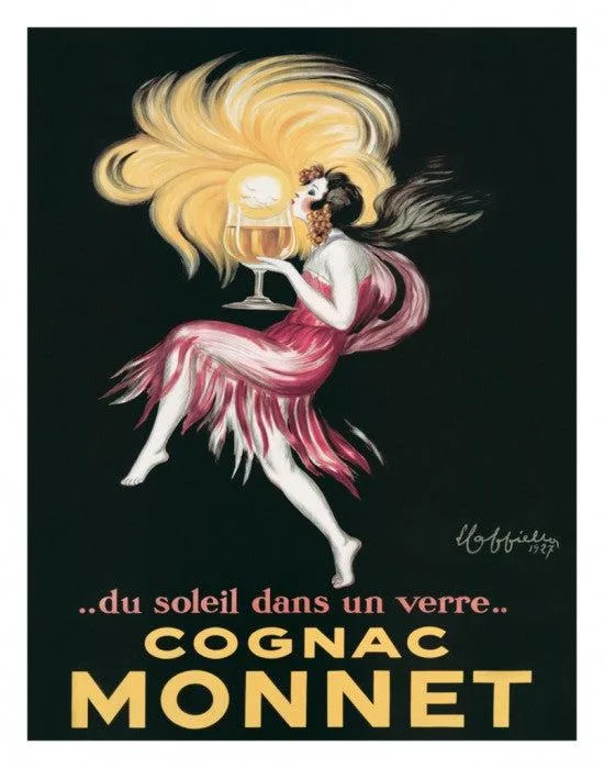 Poster print Cappiello Cognac Monnet 22 by 34 inches
