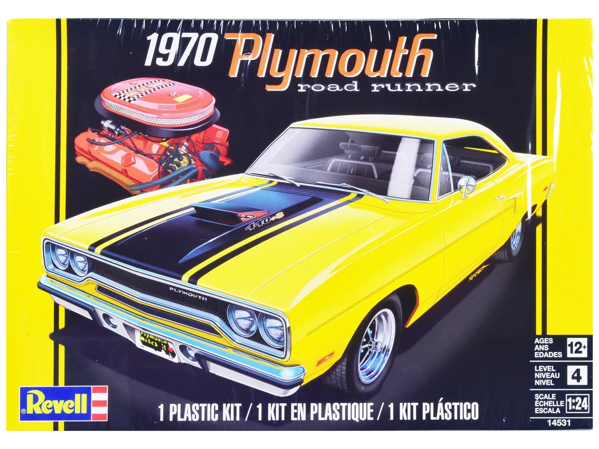 Revell Revell 1970 Plymouth Road Runner Level 4 1/24 Scale Model Kit — product photo