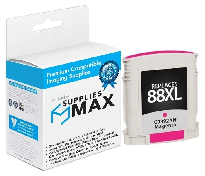 SuppliesMax SuppliesMax HP C9392AN Magenta High Yield Inkjet 1980 Pages — product photo