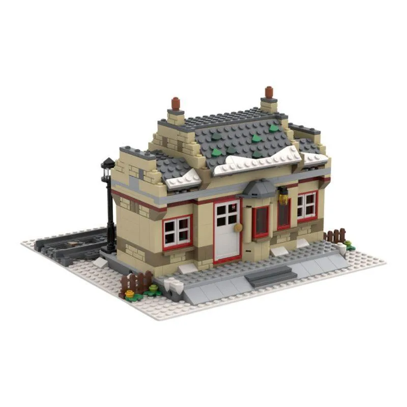 ZITIANYOUBUILD ZITIANYOUBUILD MOC-159188 Winter Modular Hogsmeade Station Building Blocks Set 526PCS Educational — product photo