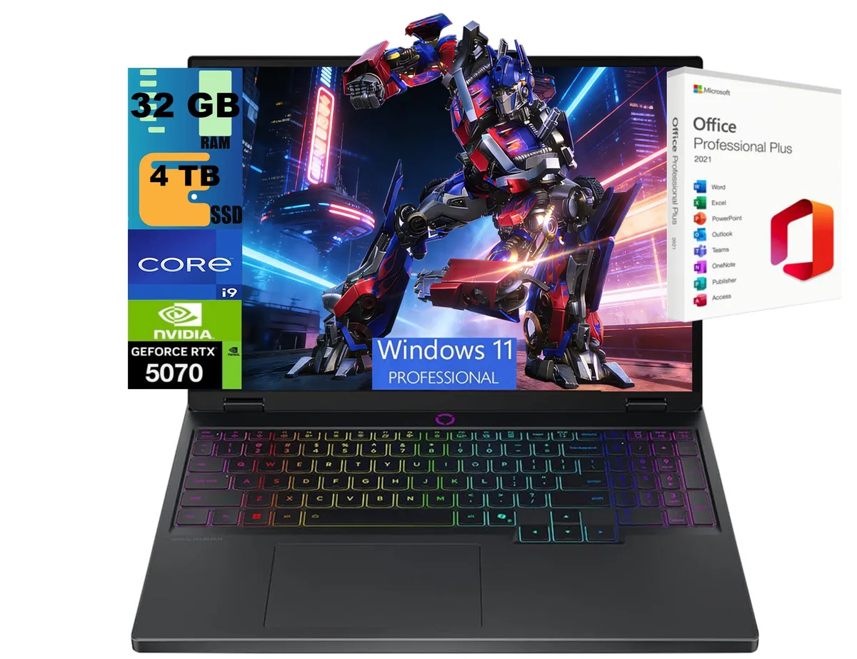 Lenovo Lenovo Legion 5 15 15.1" WQXGA OLED i9 14900HX RTX 5070 gaming laptop — product photo
