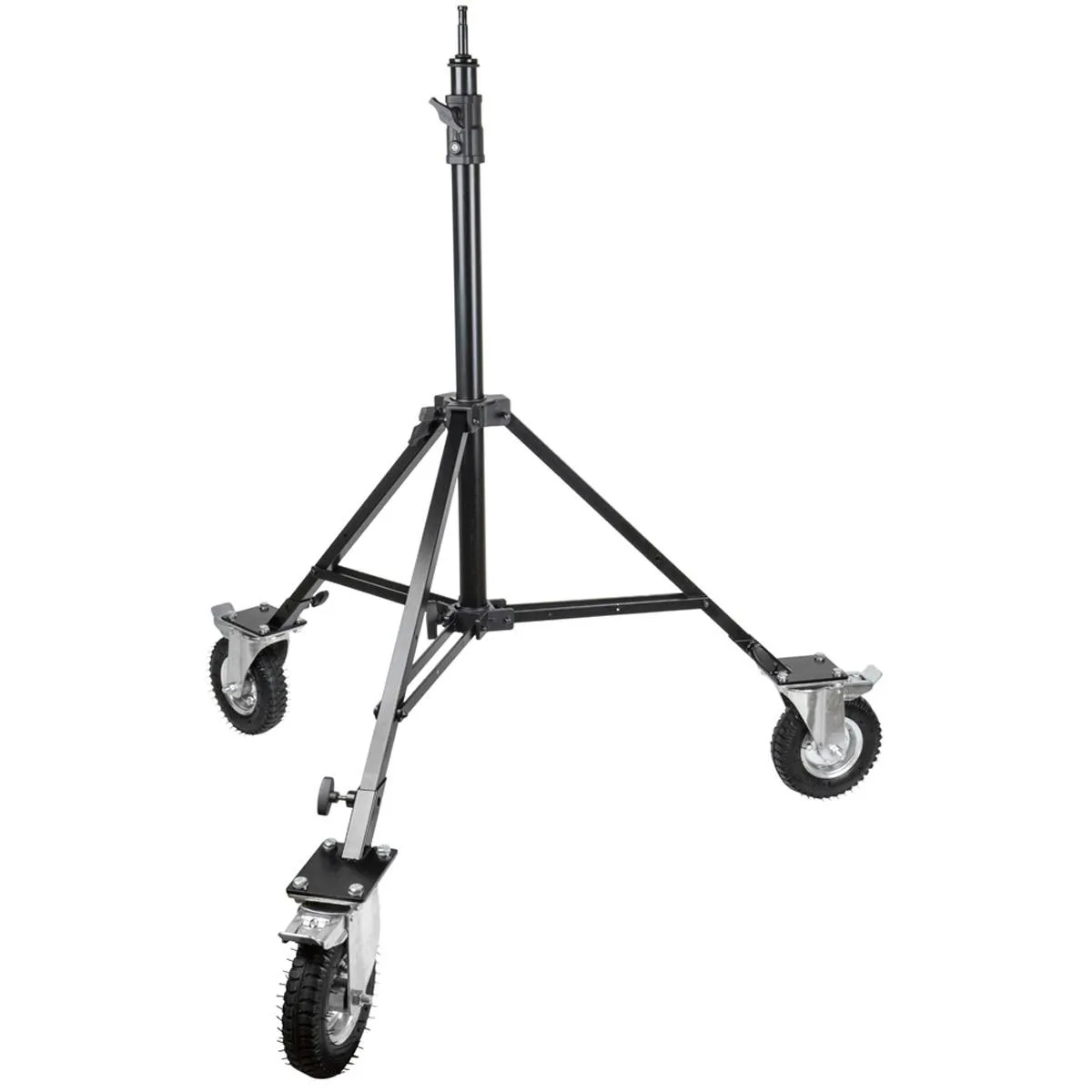 Kupo Kupo 2-Section Steadicam Stand 8" Pneumatic Wheels Black — product photo