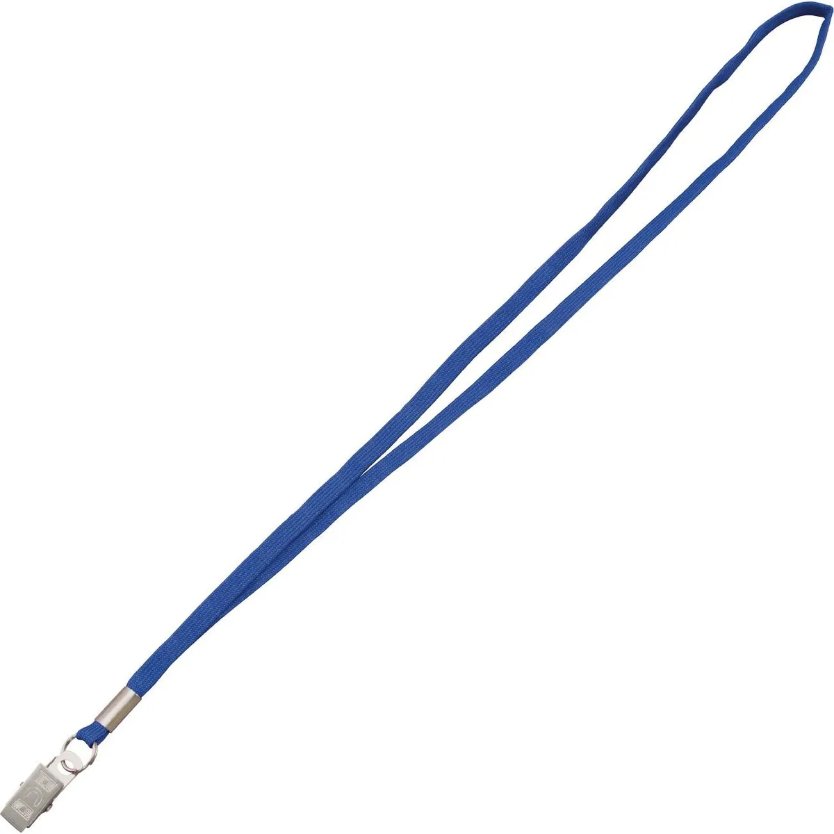 Advantus Advantus 97127 Flat Clip Lanyard Blue 36" 100/Box accessory — product photo