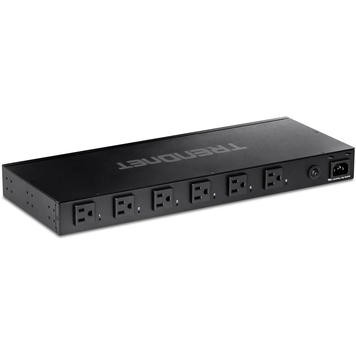 TRENDnet TRENDnet TPI-06 6-Outlet Managed PDU 1U 19 Rackmount — product photo