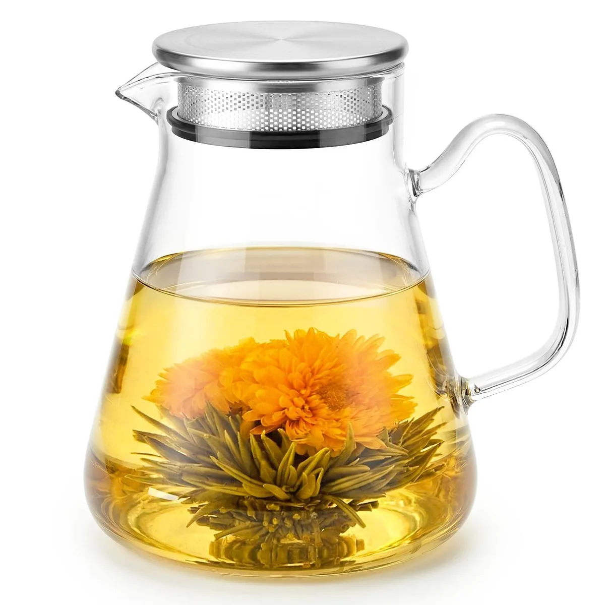  Baalaka Glass Tea Kettle 33oz/1000ml with Infuser — product photo