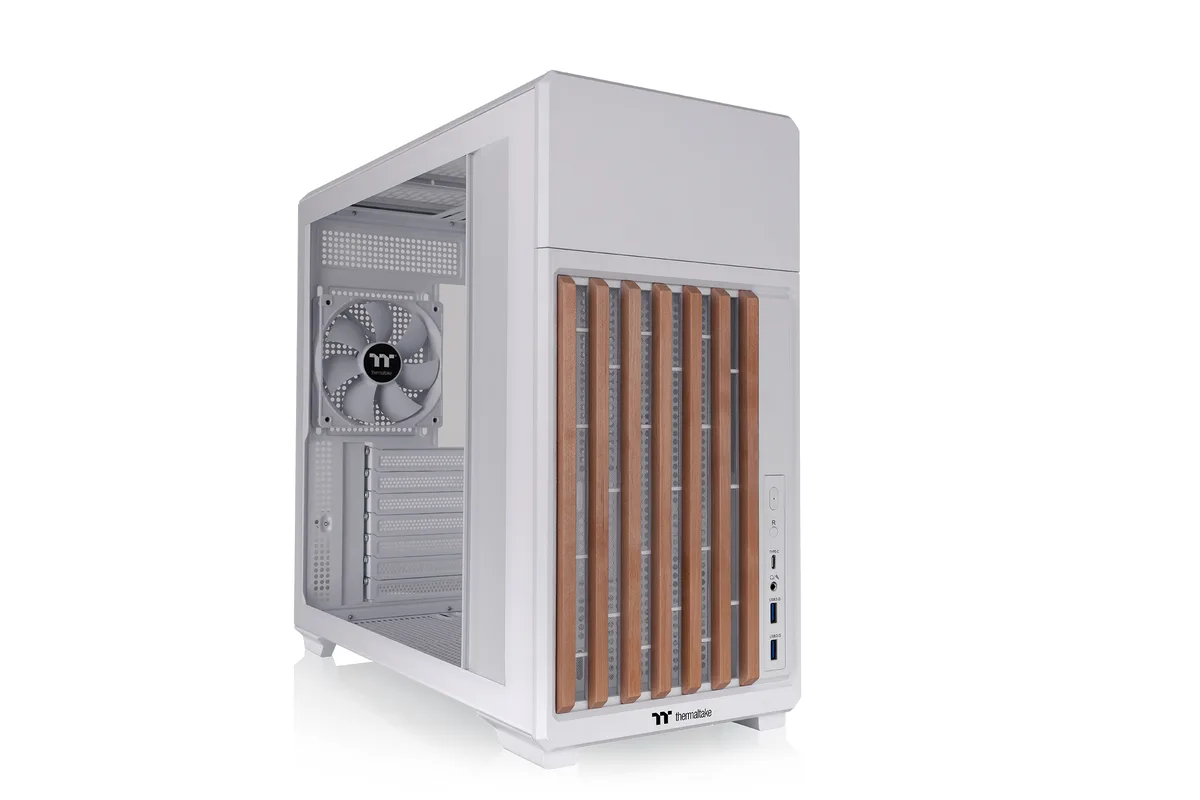 Thermaltake Thermaltake TR300 WS CA-11M-00M6WN-WS PC case Snow — 商品写真