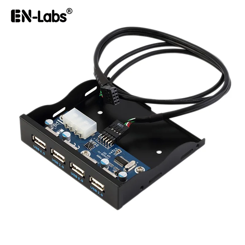 EN-Labs EN-Labs FP35U24M 3.5" 4-Port USB 2.0 Front Panel Hub — product photo