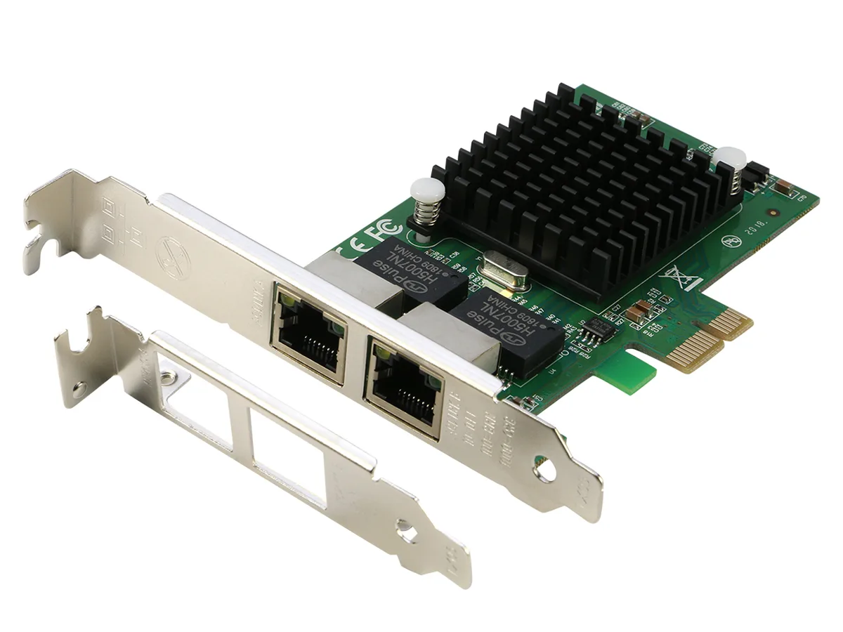 RIITOP RIITOP PCIE1000M-2P Dual Port Gigabit PCIe Network Card — product photo