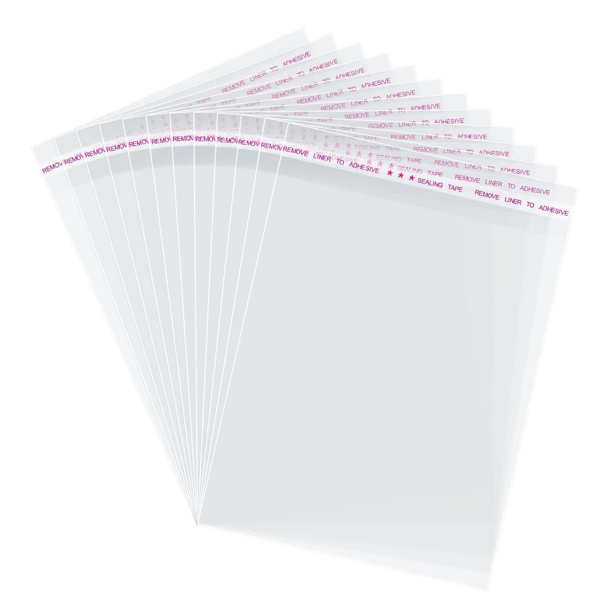  Morepack Self Sealing Cellophane Bags 5x7 In 200 Pcs — product photo