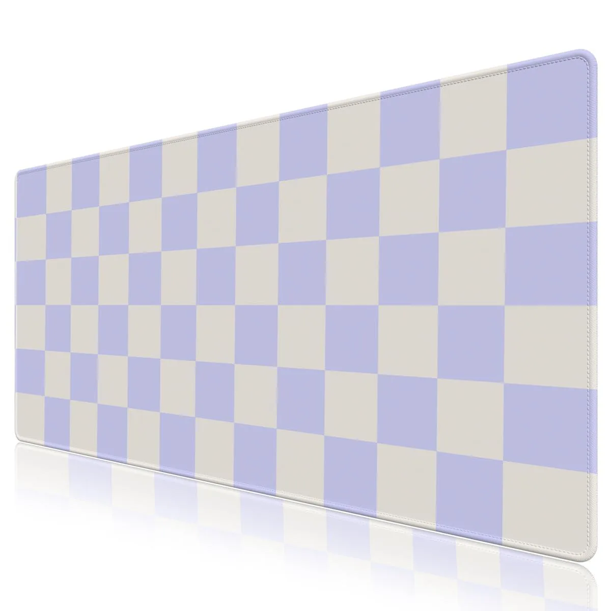 KEHIPI KEHIPI Extended Mouse Pad Purple Checkered 35.4" x 15.7 — product photo