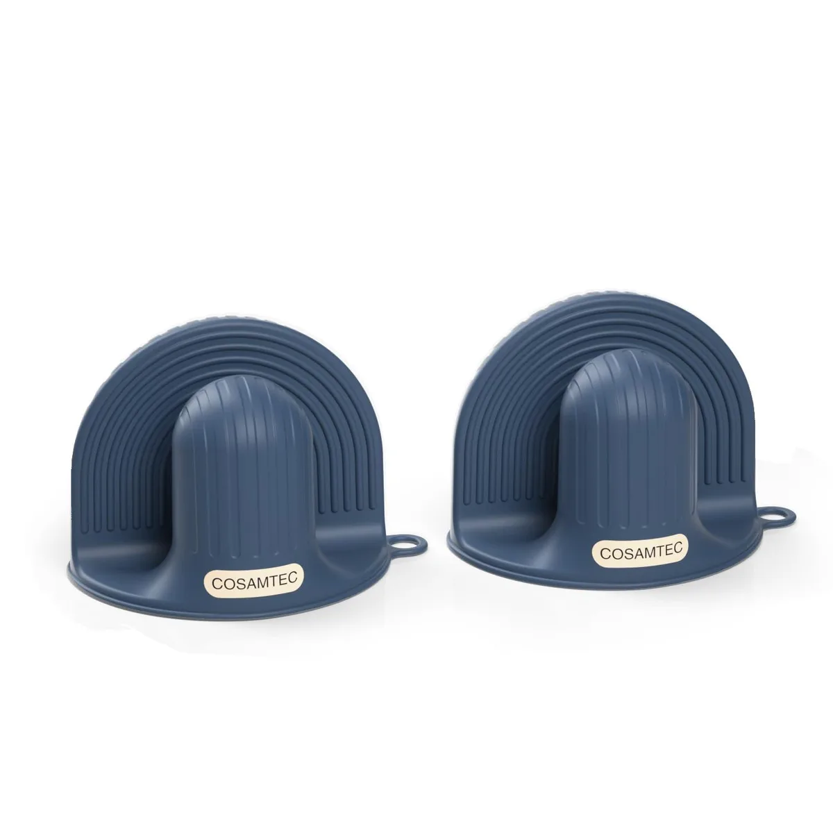  Cosamtec Silicone Oven Mitt Blue 460°F Set of 2 — product photo