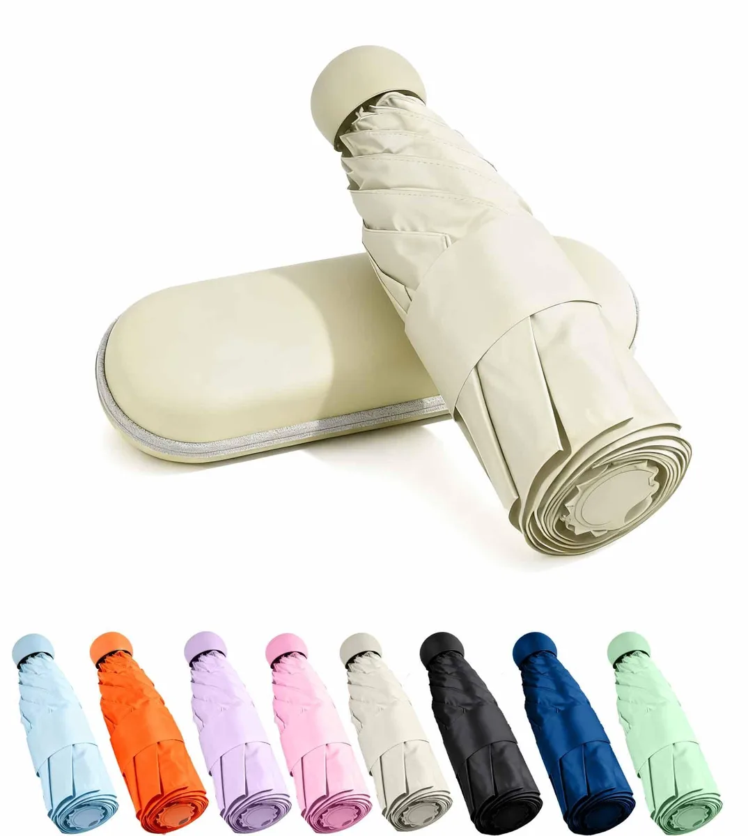  MRTLLOA Mmini-Beige Mini Manual Umbrella Beige 39 6.9 .44 — product photo