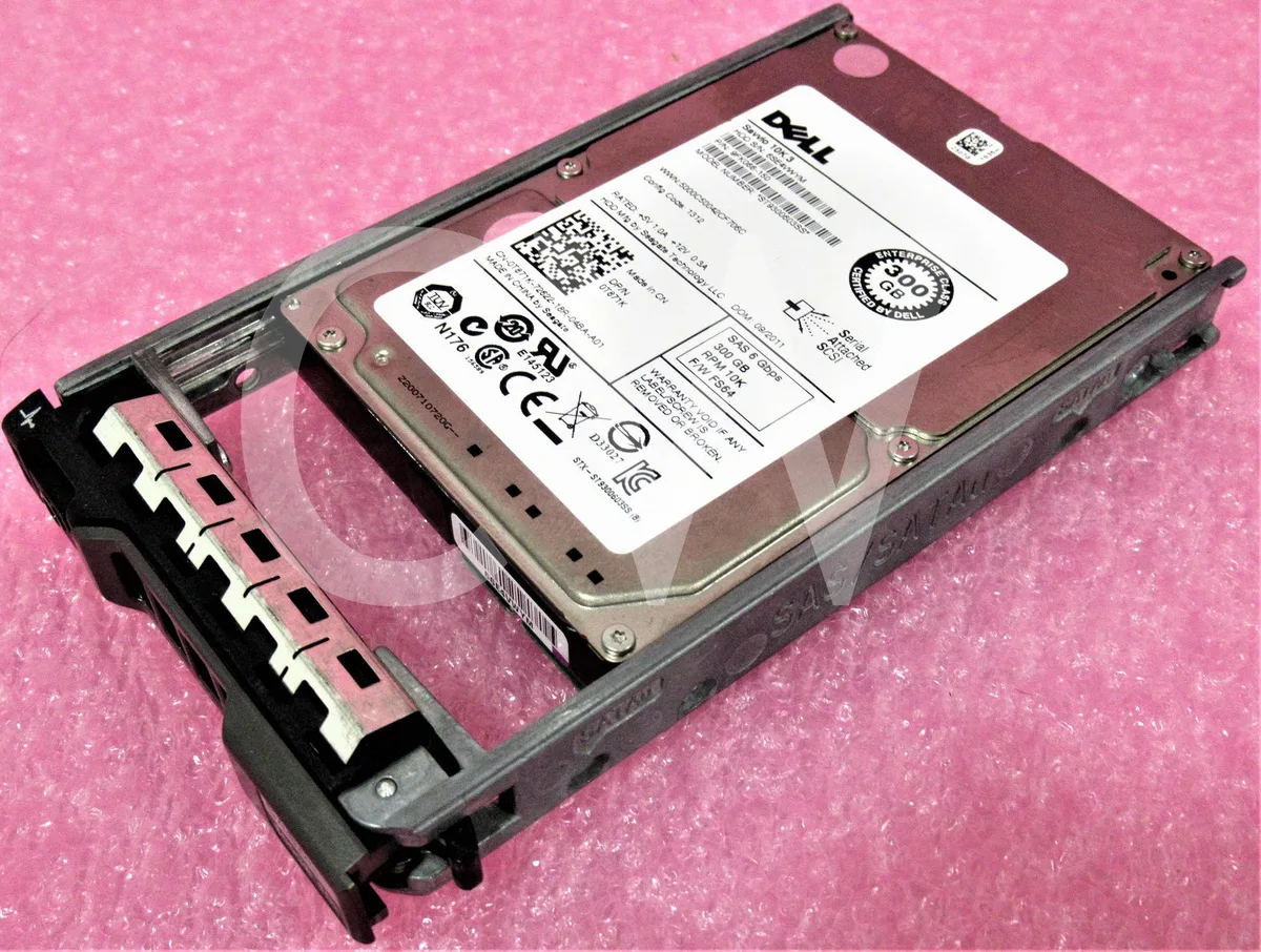 DELL DELL ST9300603SS 300GB 10000RPM 2.5" SAS internal hard drive with caddy — product photo