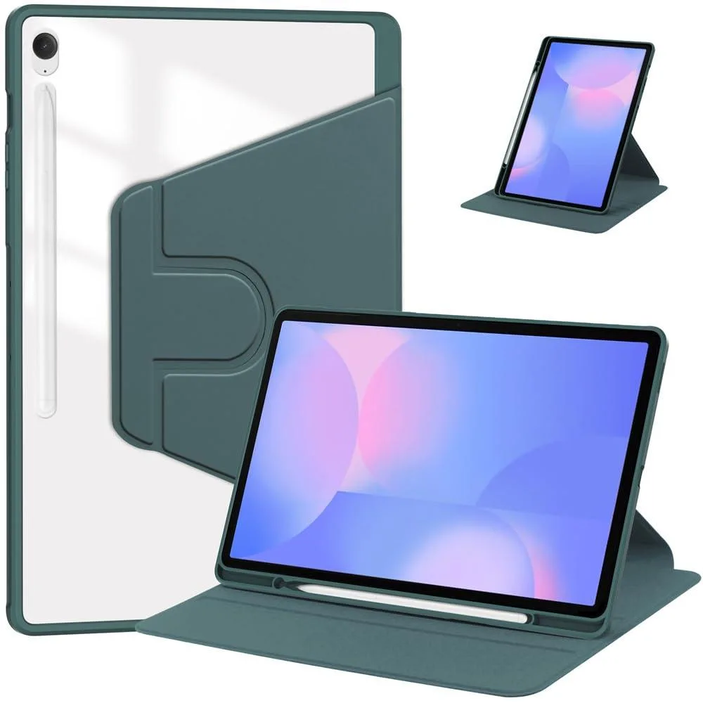 Timoom Timoom 360° Rotating Acrylic Case for Samsung Tab S10 FE+ 13.1" Green — product photo