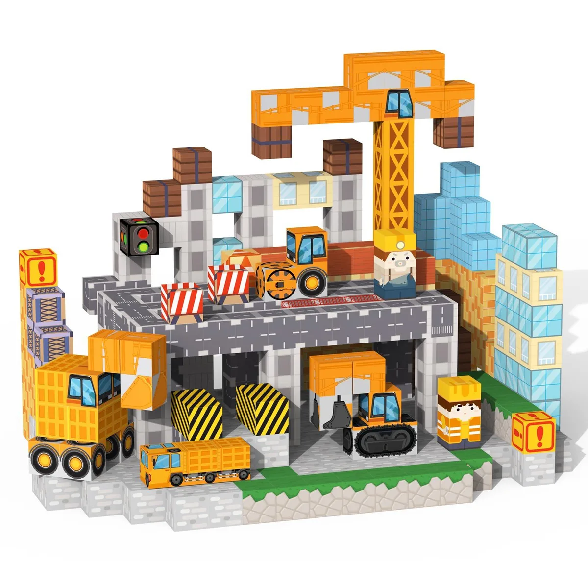 Magnetic Blocks Building Set 154PCS STEM Educational Toys — product photo