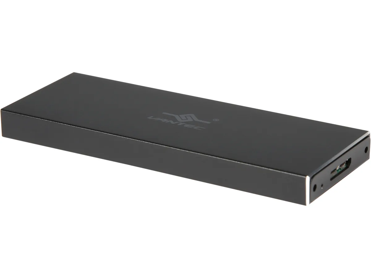 Vantec Vantec NST-M2STS3-BK M.2 SATA drive enclosure 2242 2260 2280 USB 3.0 — product photo