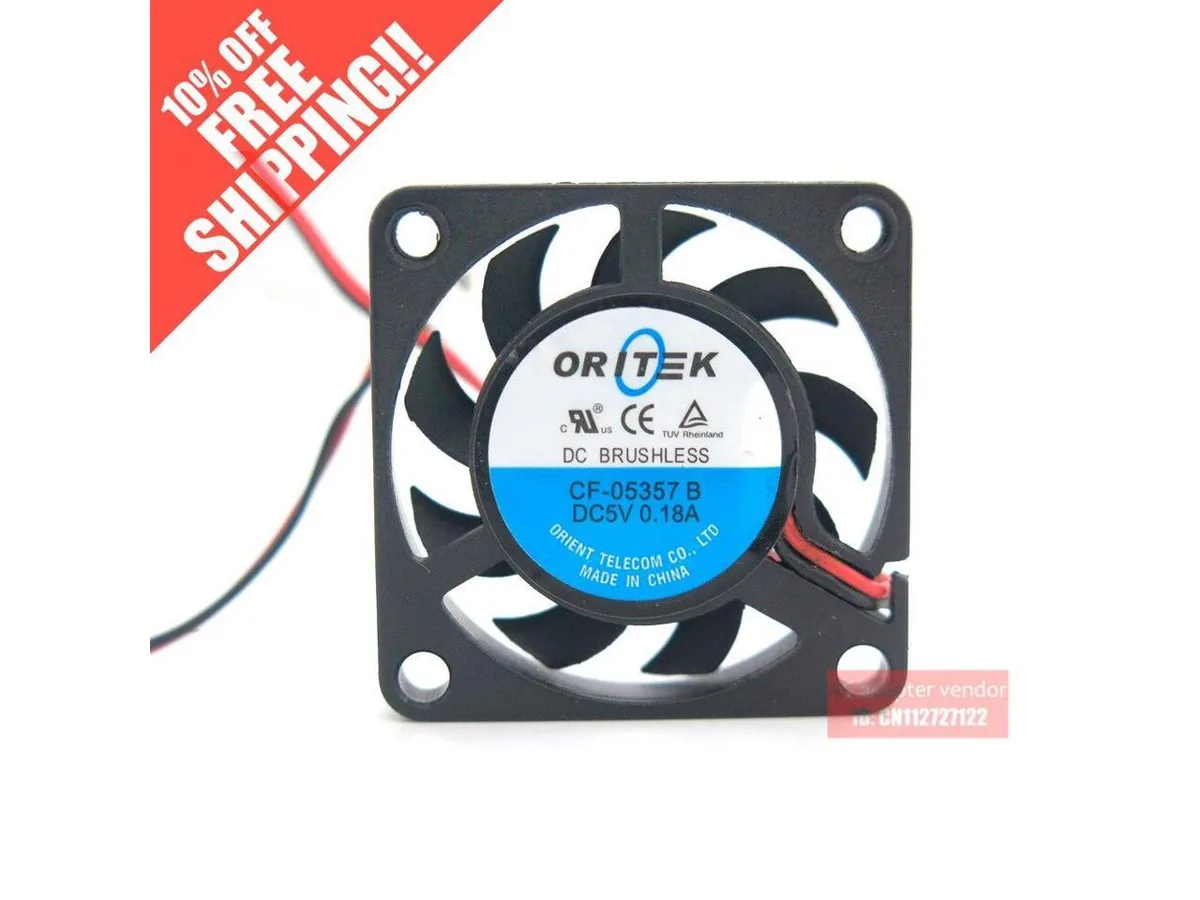 Fans Fans CF-05357B 3507 5V 0.18A slim ball bearing case fan — product photo