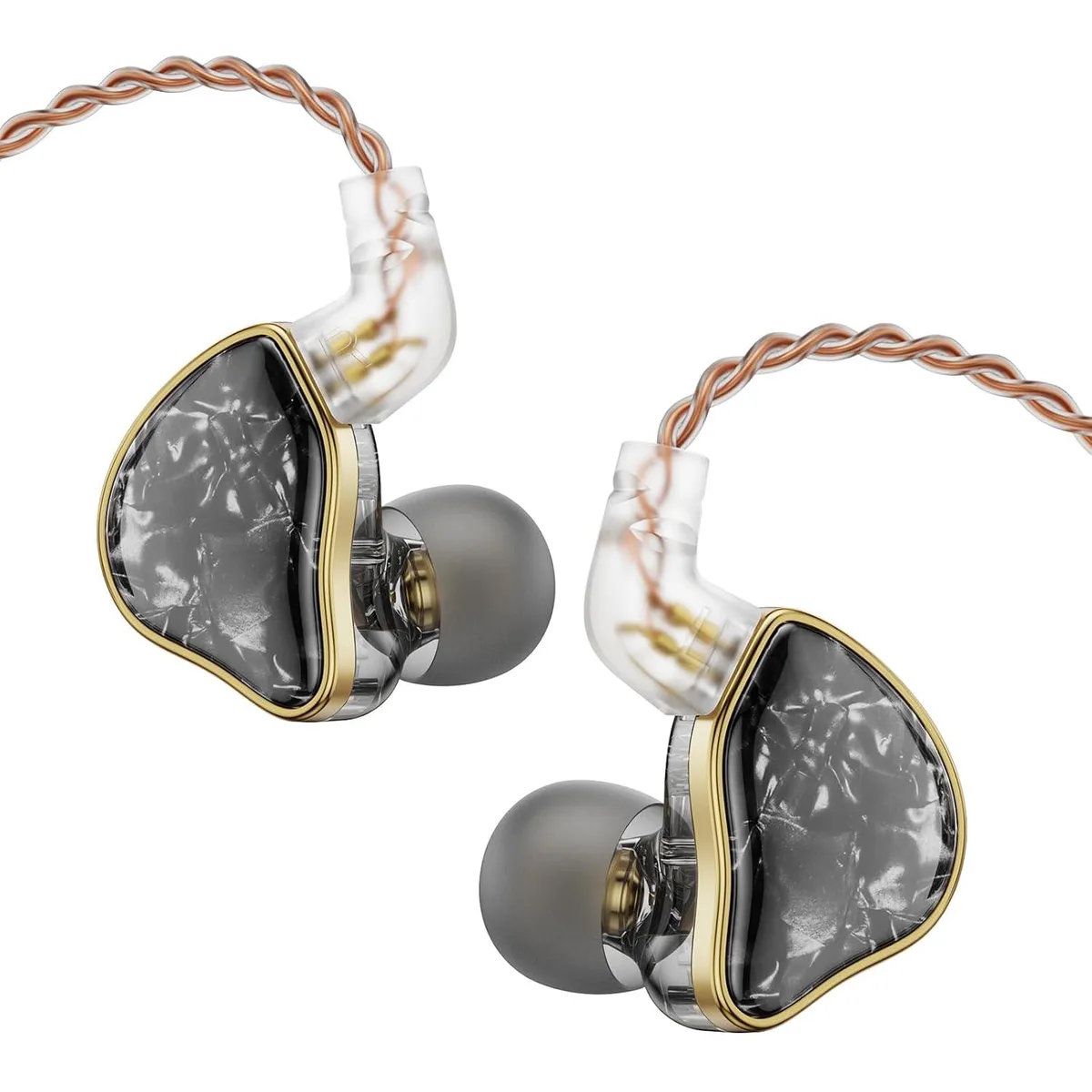 LORDWORLD LORDWORLD DB2 Black No Mic 1DD+1BA Hybrid IEM 3.5mm 0.78 2Pin — product photo