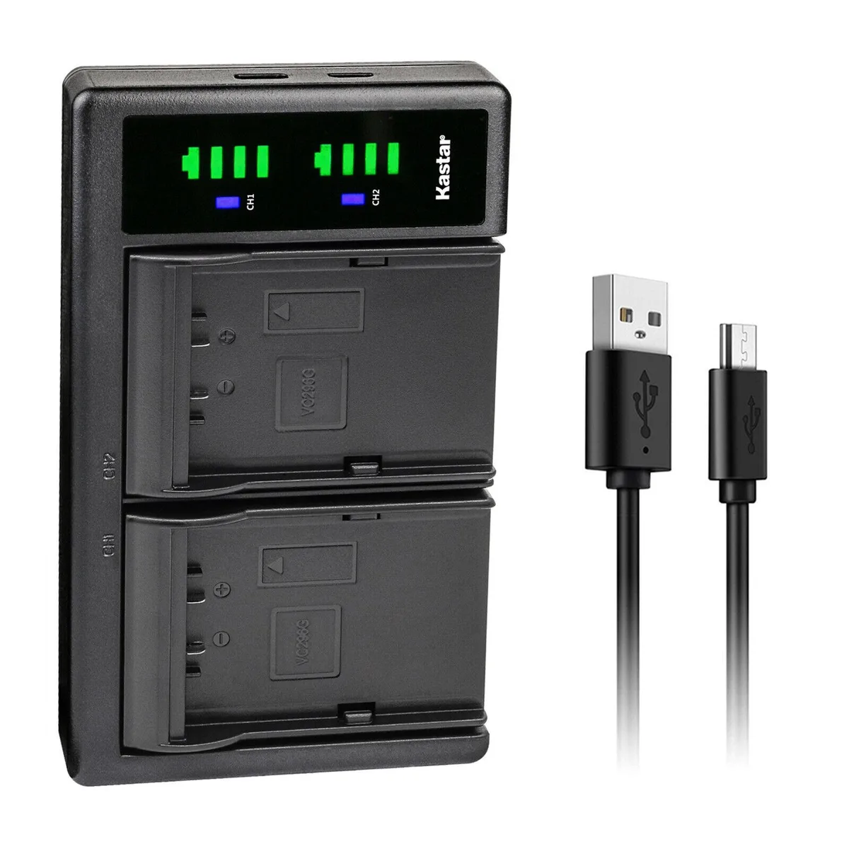 Kastar Kastar LTD2 USB Dual Charger for JVC BN-VC264G BN-VC296G — product photo