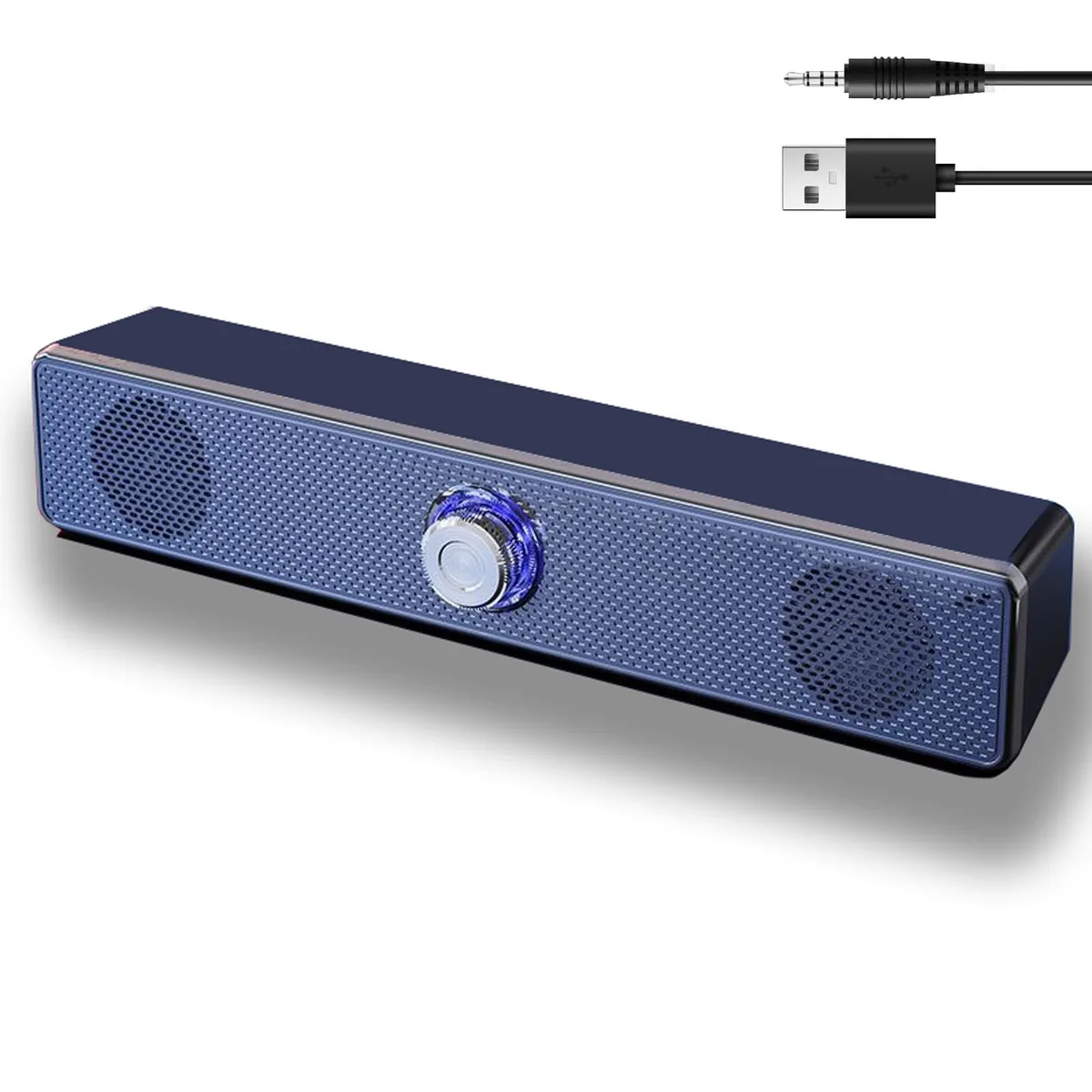 GENERIC Soundbar 2.0 5W USB 3.5mm Black — product photo