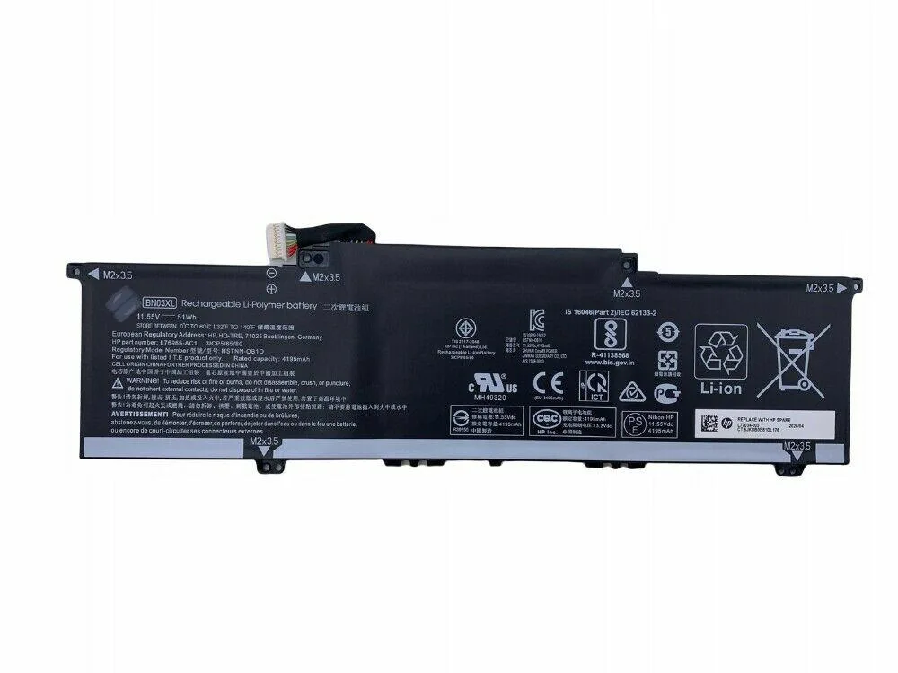 POWER-FENG POWER-FENG 51Wh BN03XL battery for HP Envy x360 13-a 15m-ee013dx — product photo