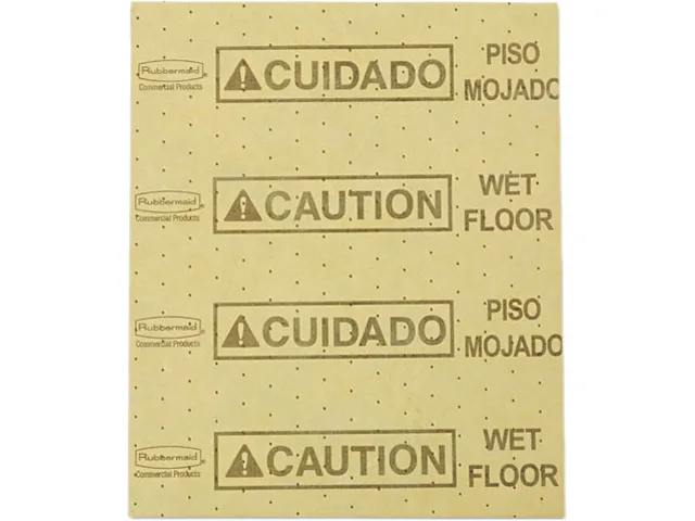Rubbermaid Commercial Rubbermaid Commercial RCP 4252 YEL Over The Spill Pads Yellow 22 pack — product photo