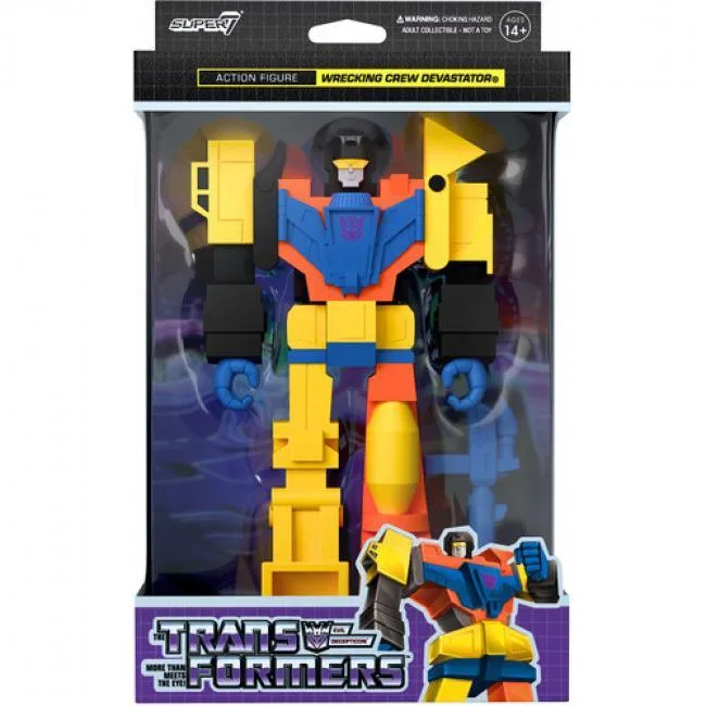 Super7 Super7 RE-TRAN-08986 Transformers Wrecking Crew Devastator action figure — product photo