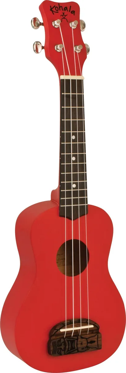 Kohala Kohala 4-String Ukulele Acoustic-Electric Guitar Satin Red — product photo