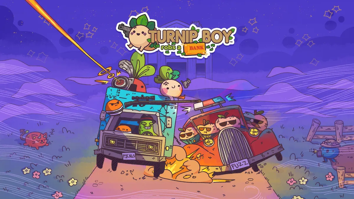 Graffiti Games Graffiti Games Turnip Boy Robs a Bank downloadable game — product photo