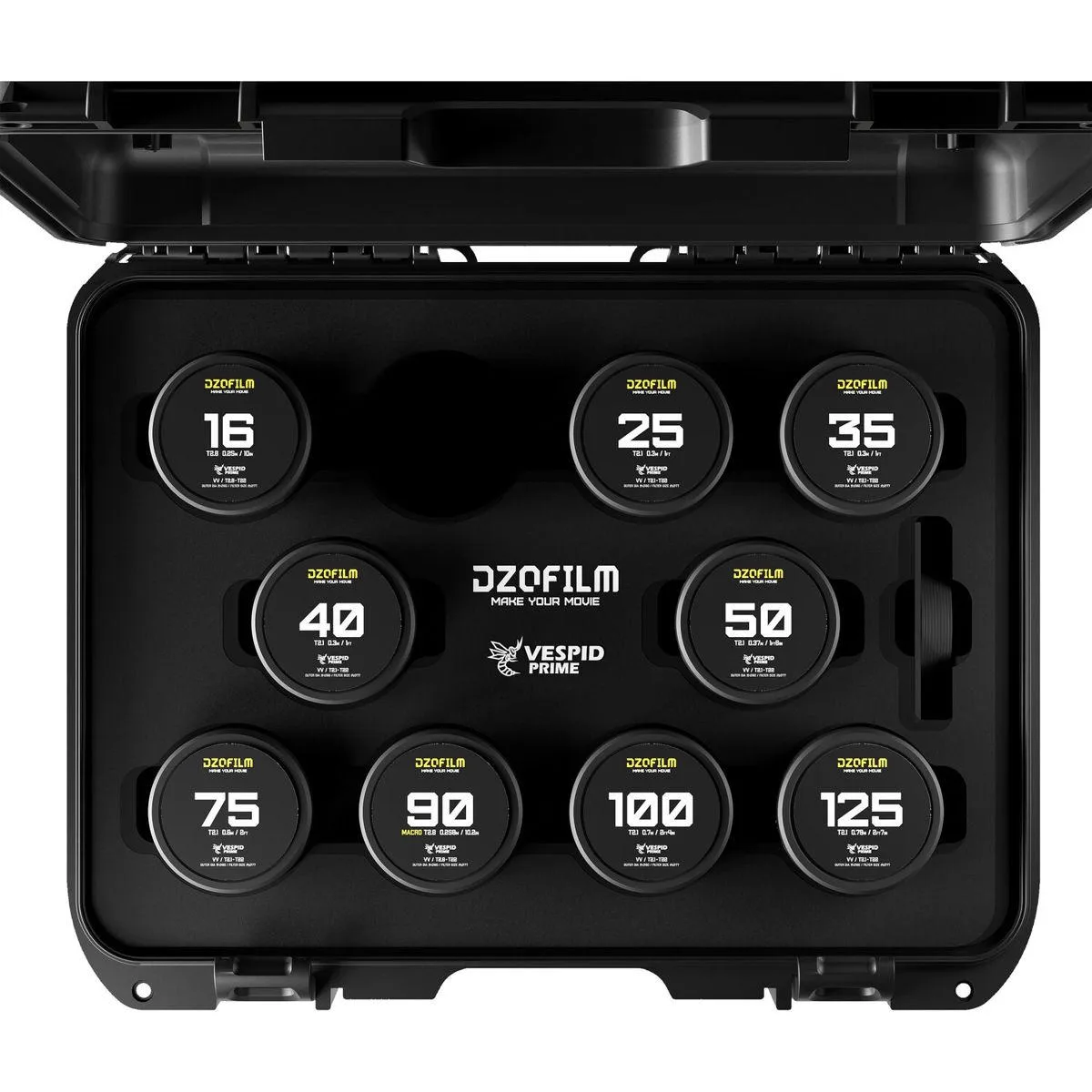 DZOFILM DZOFILM Vespid Prime 9-Lens Kit 16-125mm T2.1/2.8 PL/EF — product photo