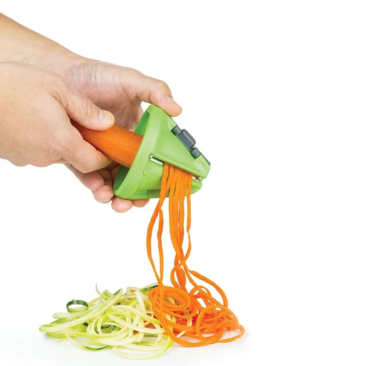 Progressive International Progressive International Veggie Pasta Maker lime green food processor — product photo