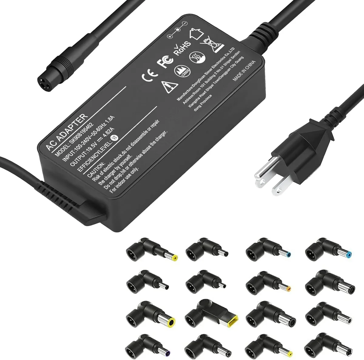 Kenuco Kenuco 90W Universal AC Adapter Laptop Charger 16 Connectors — product photo