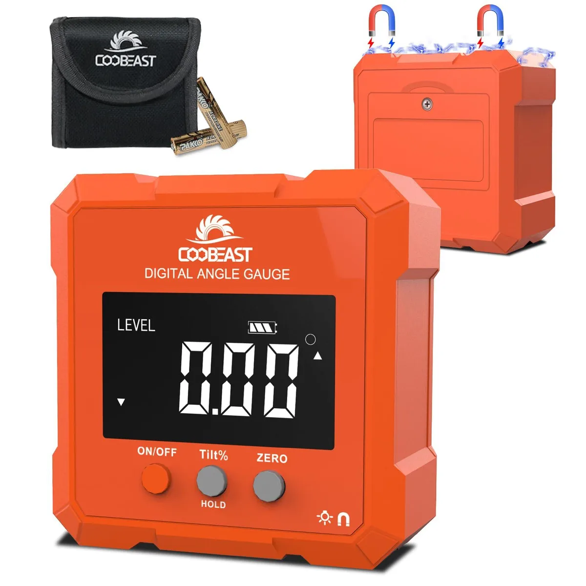  Digital Angle Finder with Backlight &amp; Magnetic Base — product photo
