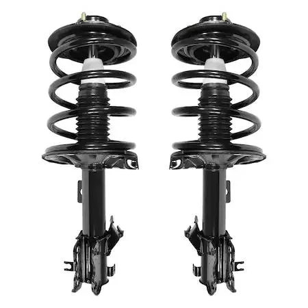 Pair of fully assembled front strut units with coil springs and top mounts for 2002-2006 Nissan Altima
