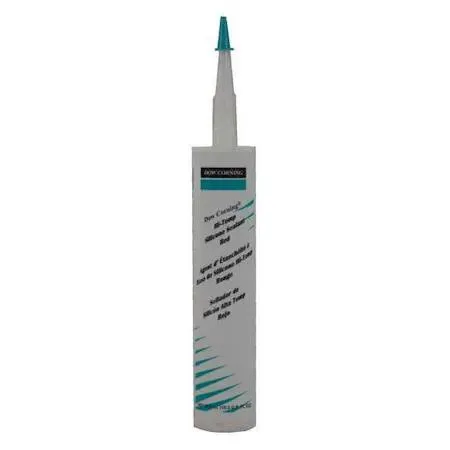Dow Corning Dow Corning 4045040 Silicone Sealant 10 oz Cartridge Red Hi-Temp — product photo