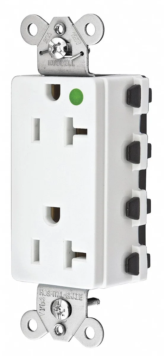 Snapconnect Snapconnect SNAP2182WA 20 A 125 V AC White receptacle — product photo