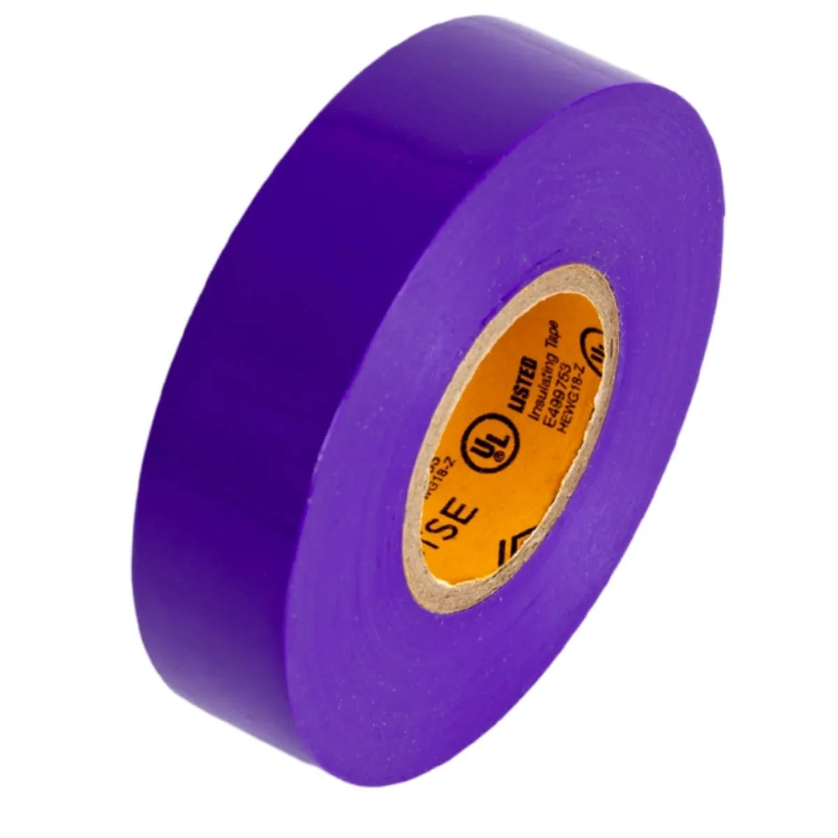 Purple vinyl electrical tape roll 3/4 inch by 66 feet