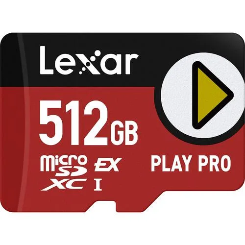Lexar Lexar PLAY PRO microSDXC Express Card 512GB memory card — product photo