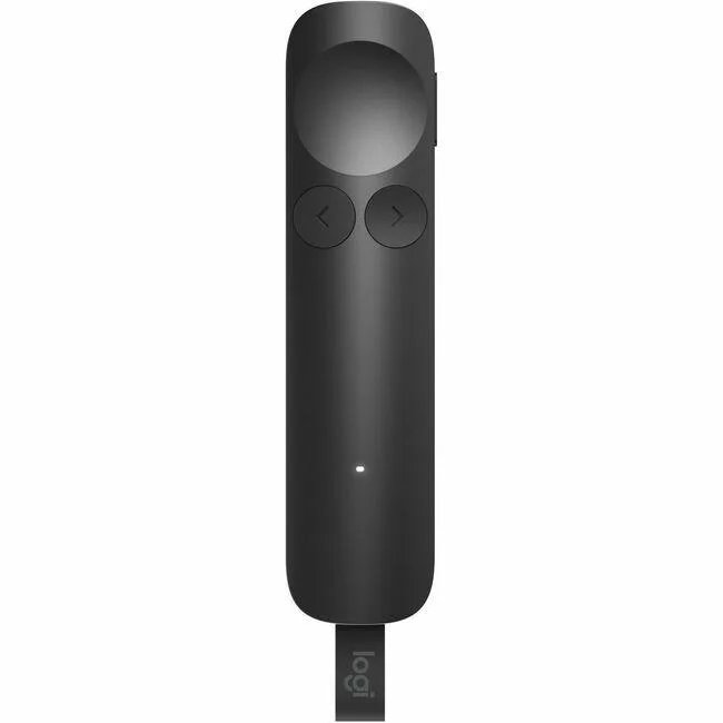 Graphite presentation remote with laser pointer and USB-C charging