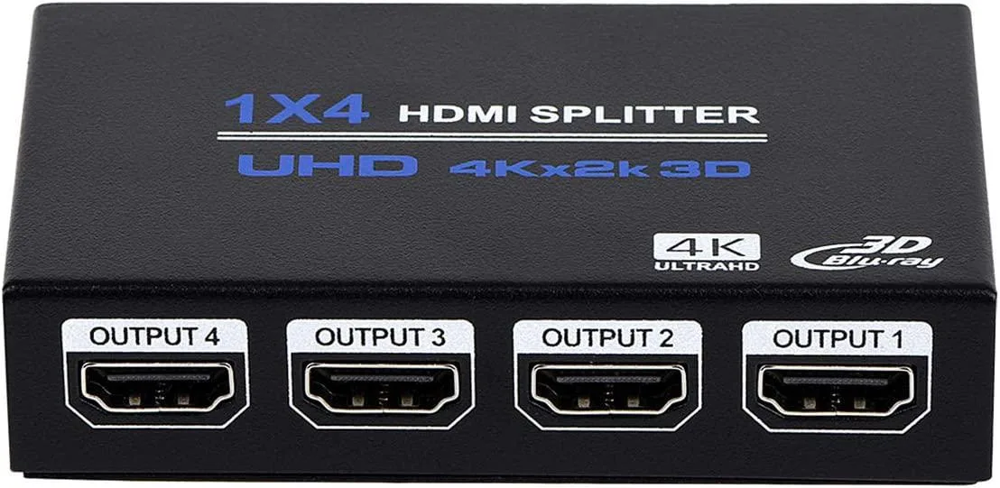 ESTONE ESTONE OZF4 HDMI Splitter 1x4 4K 30Hz Black — product photo