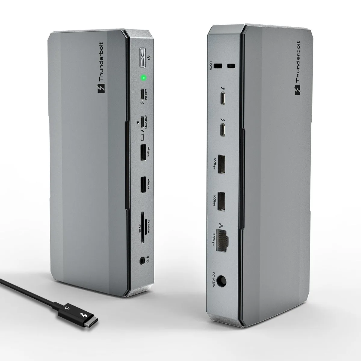 Wavlink Wavlink WL-UTD59 Thunderbolt 5 docking station 140W PD triple 4K dual 8K 120Gbps — product photo