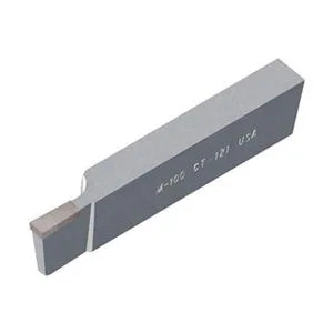 Micro 100 CT-121 brazed carbide tool bit with zinc finish