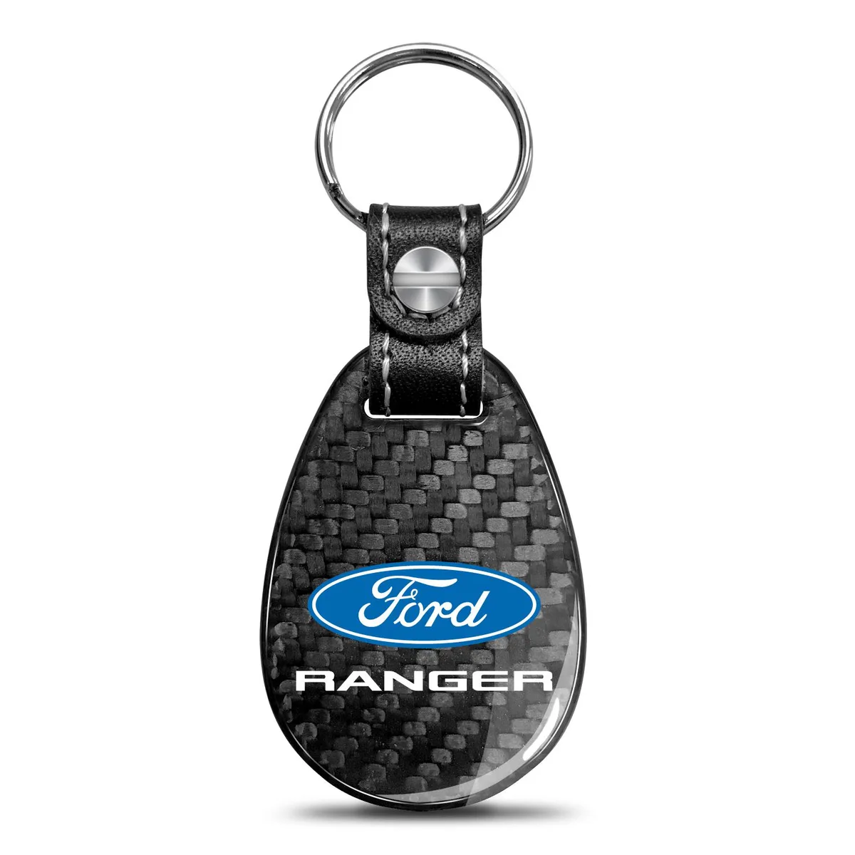 iPick Image, LLC iPick Image, LLC Ford Ranger Carbon Fiber Key Chain Leather Strap 30 Days — product photo