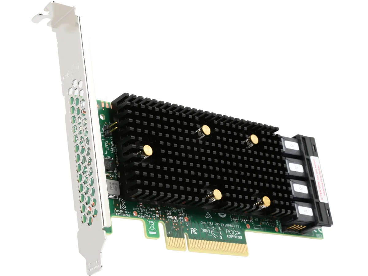 LSI LSI 05-50008-00 SAS 9400-16i RAID controller 16 ports 12Gb/s x8 PCIe 3.1 — product photo